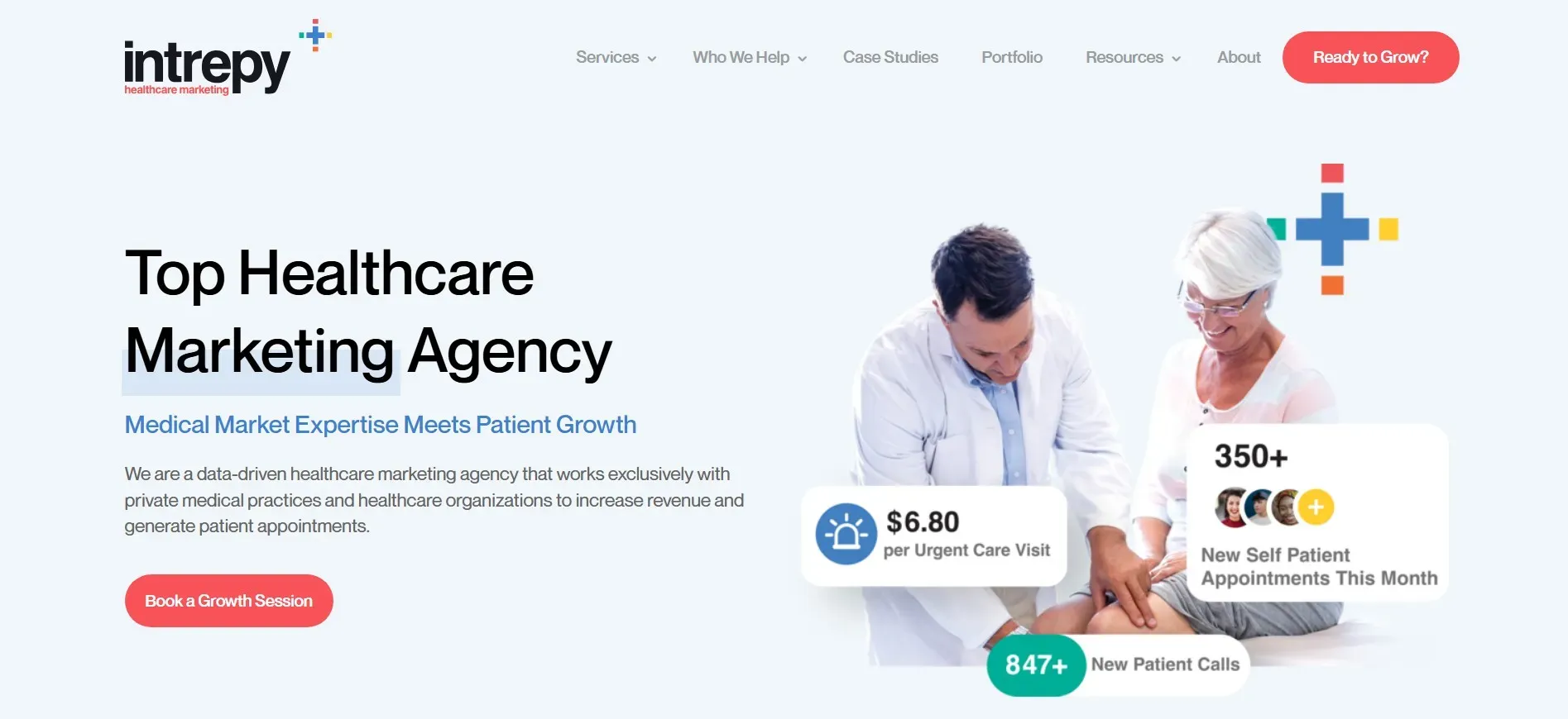 Intrepy helps medical practices turn marketing into patient growth.