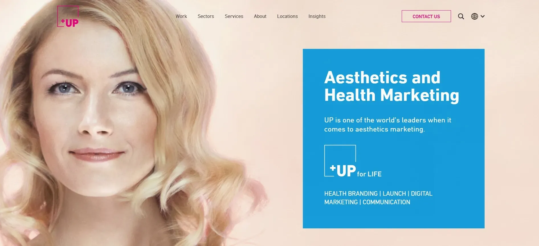 UpThereEverywhere supports global aesthetics and health marketing.